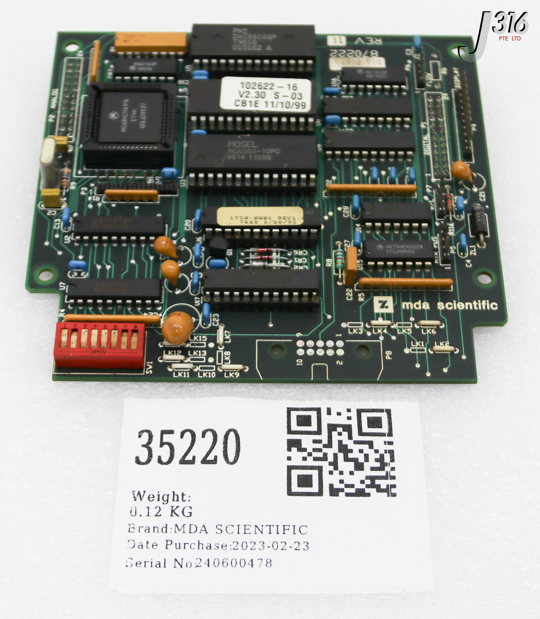 専用ページ 3 35220 MDA SCIENTIFIC PCB, ASSY 870222 | eBay